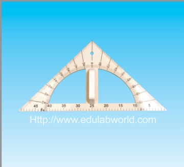 demonstrating protractor