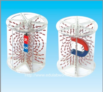 solid magnetism induction line demonstrator